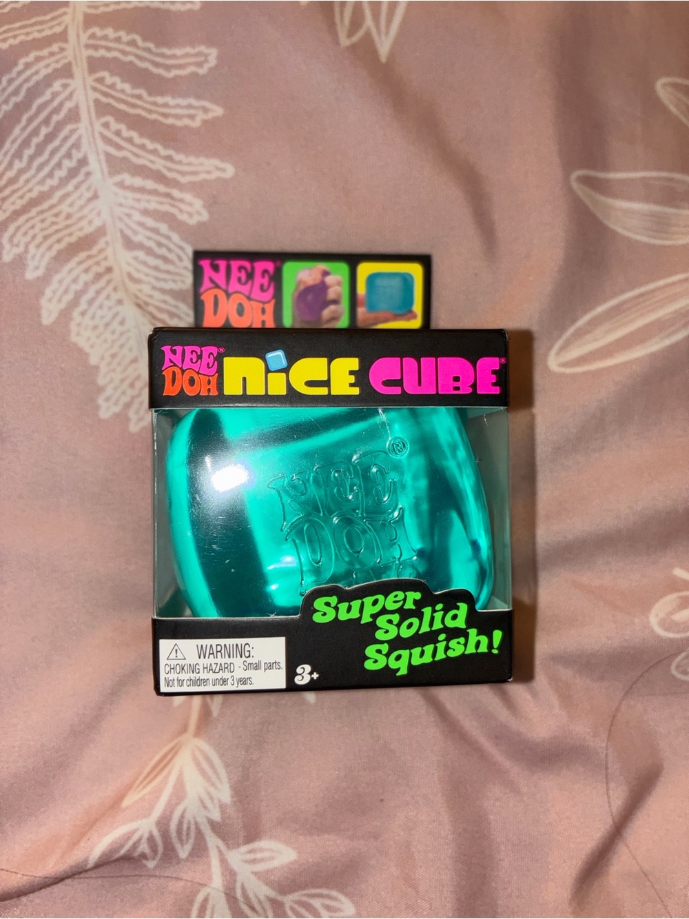 Nee Doh Nice Cube Squishy Toy - Teal